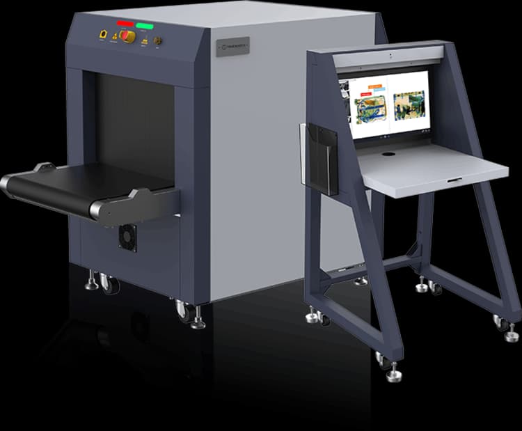 AI baggage scanner machine